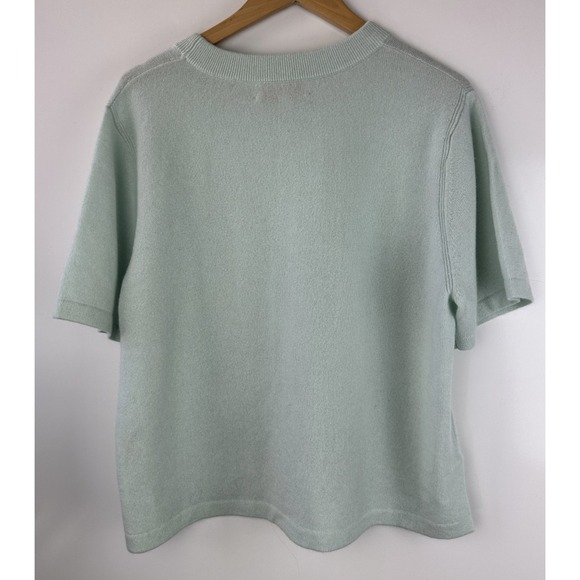 Kilte Collection Cashmere Set of Wide-Leg Pants & Short Sleeve Top Size 3 L/XL - Picture 11 of 16